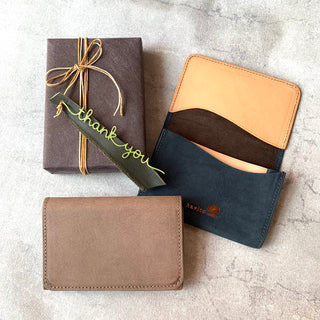 Brown card case [zaley_H0403]